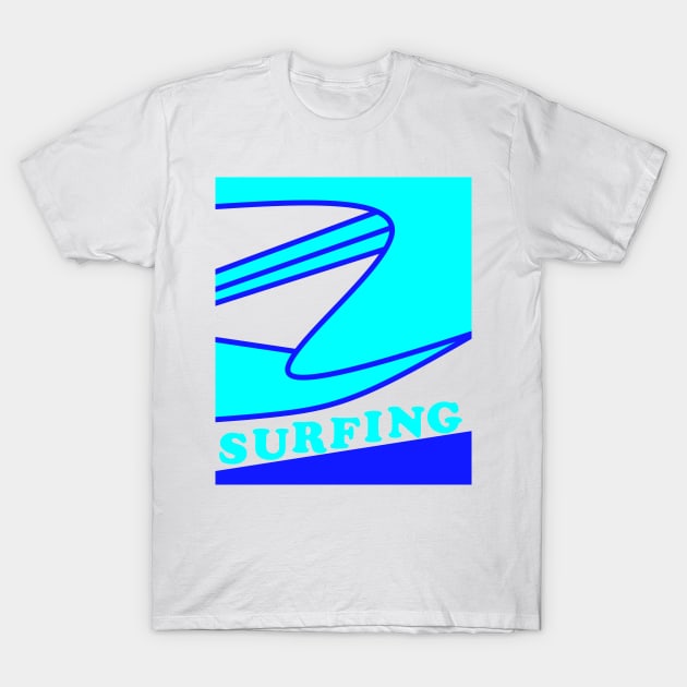 Surfing T-Shirt by simonjgerber